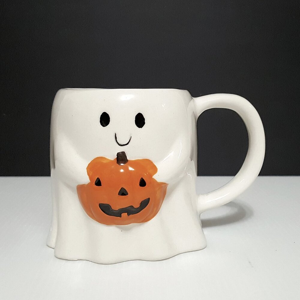 NEW Celebrate It Figural Ghost Mug 11.5 OZ Ceramic Halloween